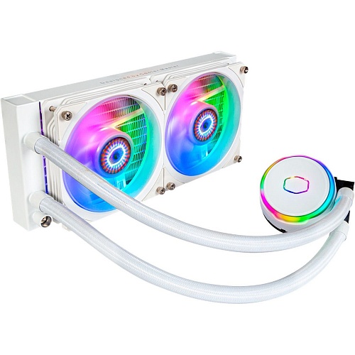Система водяного охлаждения Cooler Master MasterLiquid PL240 Flux White Edition (MLY-D24M-A23PZ-RW) UA