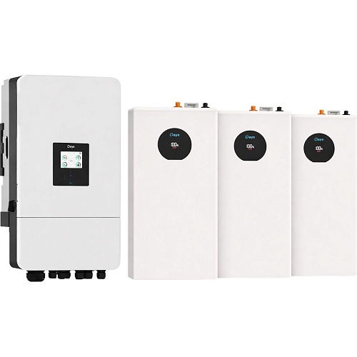 Система хранения энергии Deye SUN-8K-SG05LP3-EU-SM2 8kW + 3 АКБ SE-F5 Pro-С 15.3 kWh (51.2V/100Ah/5120Wh)