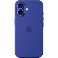 Чехол Silicone Case with MagSafe для Apple iPhone 16 Ultramarine AAA