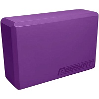 Блок для йоги EasyFit EVA Violet (EF-1818-V)