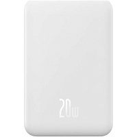 Внешний аккумулятор Baseus Magnetic Mini 20W 20000 mAh White (PPCX150002)