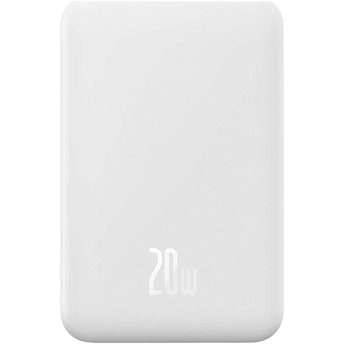 Внешний аккумулятор Baseus Magnetic Mini 20W 20000 mAh White (PPCX150002)