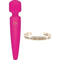 Вибратор Rianne S Bella Mini Wand Rose (SO3868)