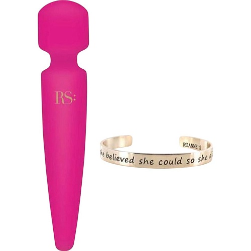 Вибратор Rianne S Bella Mini Wand Rose (SO3868)