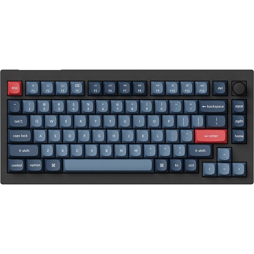 Клавиатура Keychron V1 Max Gateron Jupiter Red RGB Black (V1MD1_KEYCHRON)