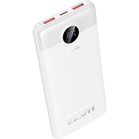 Зовнішній акумулятор Hoco J172 Precision 10000mAh 22.5W White (6942007681858) - придбати в Дніпрі, Україні: ціна, характеристики | інтернет-магазин TOUCH