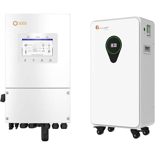 Система хранения энергии Solis S6-EH1P6K-L-PLUS 6kW + АКБ FelicityESS FLA48314-EU 16kWh (51.2V/314Ah/16000Wh)