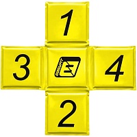 Спортивный мат EasyFit Yellow (EF-mat-Y)