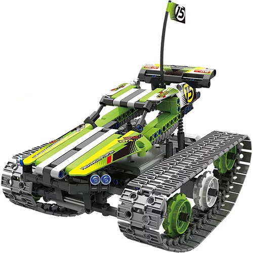 Машинка на радиоуправлении Morwant Mechanical Master Bricks Remote Control Vehicle Green (8015)