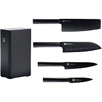 Набір ножів HuoHou Set of Knives with Stand 5 in 1 (HU0076) Вітрина - придбати в Дніпрі, Україні: ціна, характеристики | інтернет-магазин TOUCH
