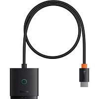 Розгалужувач Baseus AirJoy Series 2-in-1 Bidirectional HDMI Switch with 1m Cable Black (B01331105111-01) - придбати в Дніпрі, Україні: ціна, характеристики | інтернет-магазин TOUCH