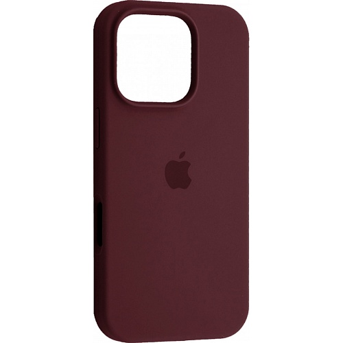 Чехол Silicone Case для Apple iPhone 16 Pro Plum AA