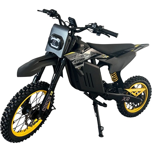 Електромотоцикл Corso STORM E-2000 Pulse R-19884 Black/Yellow - придбати в Дніпрі, Україні: ціна, характеристики | інтернет-магазин TOUCH