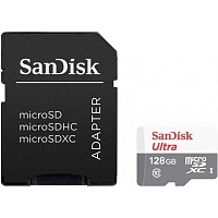 Карта пам'яті SanDisk microSDXC 128GB UHS-I Ultra A1 + SD Adapter (SDSQUNR-128G-GN3MA) - придбати в Дніпрі, Україні: ціна, характеристики | інтернет-магазин TOUCH