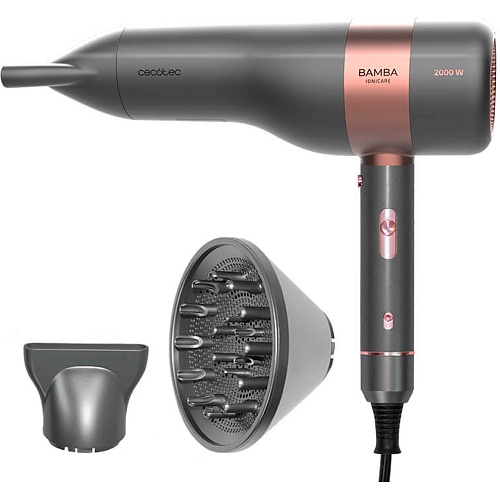 Фен Cecotec Bamba IoniCare 6000 RockStar Vision Gray (CCTC-04225) - придбати в Дніпрі, Україні: ціна, характеристики | інтернет-магазин TOUCH