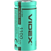 Аккумулятор Videx 18350 1100mAh Li-ion 1шт (18350/1100/1B)
