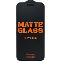 Защитное стекло Mango Matte Full Cover Glass для Apple iPhone 18 Pro Max Black