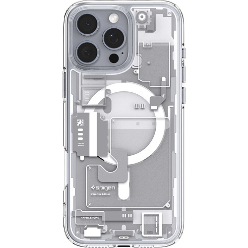 Чехол Spigen Ultra Hybrid with MagSafe для Apple iPhone 16 Pro Max Zero One White (ACS08005)