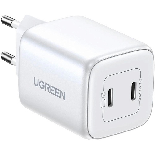 Мережевий зарядний пристрій Ugreen CD294 Nexode 45W Charger White (15327) - придбати в Дніпрі, Україні: ціна, характеристики | інтернет-магазин TOUCH