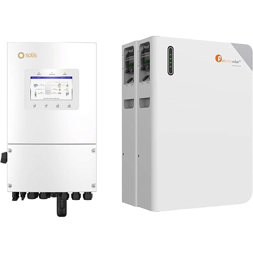 Система хранения энергии Solis S6-EH1P6K-L-PLUS 6kW + 2 АКБ FelicityESS FLB48100WG1-H 10.2kWh (51.2V/100Ah/5120Wh)