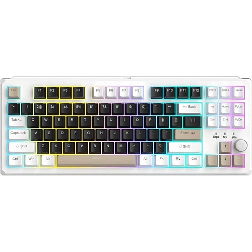 Клавиатура MageGee SKY 87 RGB Wireless Blue Whale Switch Mocha Brown (6971969728493-UA)