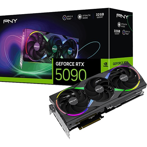 Відеокарта PNY GeForce RTX 5090 ARGB EPIC-X RGB 32GB (VCG509032TFXXPB1) EU  - придбати в Дніпрі, Україні: ціна, характеристики | інтернет-магазин TOUCH