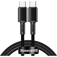 Кабель Baseus High Density Braided Fast Charging Data Cable USB-C to USB-C 100W 2m Black (CATGD-A01) - придбати в Дніпрі, Україні: ціна, характеристики | інтернет-магазин TOUCH