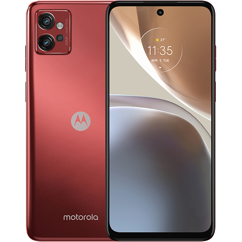 Смартфон Motorola Moto G32 6/128GB Satin Maroon (PAUU0029) UA-UCRF