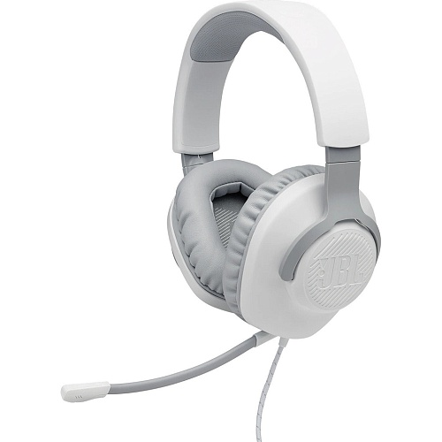 Ігрові навушники JBL Quantum 100 White (JBLQUANTUM100WHT) - придбати в Дніпрі, Україні: ціна, характеристики | інтернет-магазин TOUCH