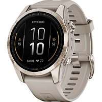 Смарт-годинник Garmin Epix Pro (Gen 2) Sapphire Edition 42mm Soft Gold with Light Sand Band (010-02802-10) - придбати в Дніпрі, Україні: ціна, характеристики | інтернет-магазин TOUCH