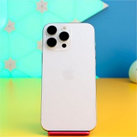 Смартфон Apple iPhone 16 Pro Max 256GB White Titanium (MYWW3) Б/У