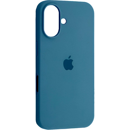 Чехол Silicone Case для Apple iPhone 16 Blue Jay AA Уценка