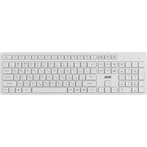 Клавиатура 2E KS260 WL UA White (2E-KS260WWH_UA)