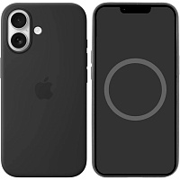 Чохол Silicone Case with Button, Animation & MagSafe для Apple iPhone 17 Black AAA - придбати в Дніпрі, Україні: ціна, характеристики | інтернет-магазин TOUCH