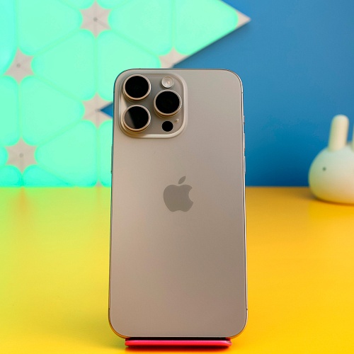 Смартфон Apple iPhone 15 Pro Max 512GB Natural Titanium (MU7E3) Б/У