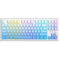 Клавіатура MageGee SKY 87 RGB Wireless Blue Whale Switch White/Blue Gradient (6971969728509) - придбати в Дніпрі, Україні: ціна, характеристики | інтернет-магазин TOUCH