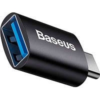 Перехідник Baseus Ingenuity Series Mini OTG Adaptor USB-C to USB-A Black (ZJJQ000001)