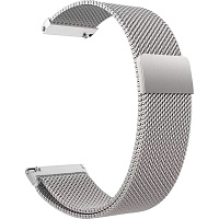Універсальний ремінець DK Milanes Design Band для Amazfit Bip 20mm Silver