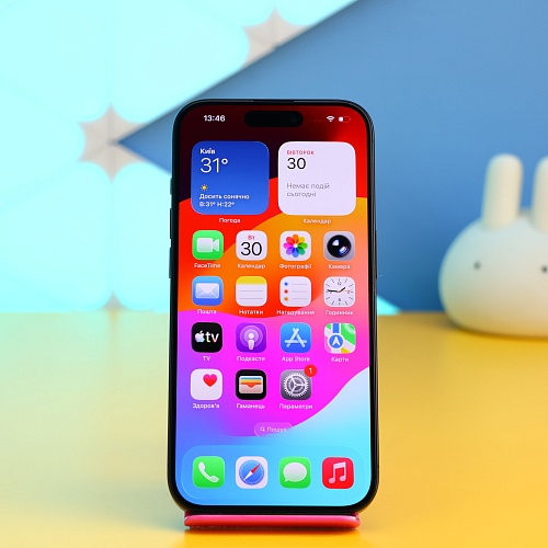 Смартфон Apple iPhone 15 Pro 256GB Black Titanium (MTV13) Б/У - придбати в Дніпрі, Україні: ціна, характеристики | інтернет-магазин TOUCH