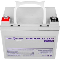Аккумулятор LogicPower Silver AGM-MG 12V (12V/33Ah/396Wh) (3429)