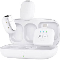 Мікрофонна радіосистема Ulanzi A30 USB-C/Lightning White (UV-A013GBW1) - придбати в Дніпрі, Україні: ціна, характеристики | інтернет-магазин TOUCH