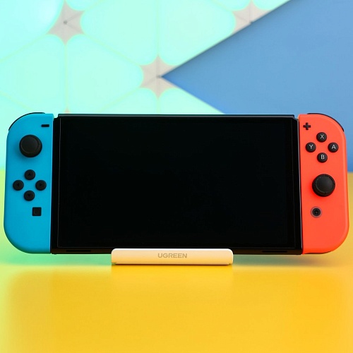 Портативная игровая консоль Nintendo Switch OLED with Neon Blue and Neon Red Joy-Con (045496453442) Б/У