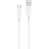 Кабель Usams U68 USB-A to Micro-USB 2A 1m White (US-SJ502USB02) - придбати в Дніпрі, Україні: ціна, характеристики | інтернет-магазин TOUCH