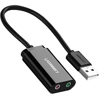 Звуковая карта Ugreen US205 Black (30724)