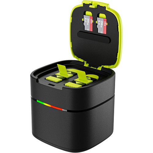 Зарядное устройство Telesin Dual Fast Charging Box + 2 аккумулятора для GoPro HERO12/11/10/9 (GP-FCK-B11)