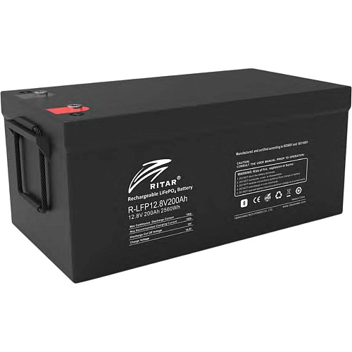 Аккумулятор Ritar LiFePO4 12V (12.8V/200Ah/2560Wh) (R-LFP 12.8V 200Ah Blueth)
