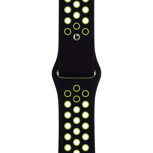 Ремешок Sport Nike для Apple Watch 42/44/45/46/49mm Black/Green