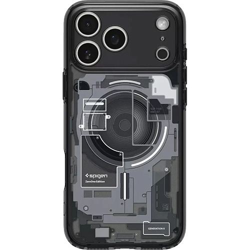 Чехол Spigen Ultra Hybrid Zero One with MagSafe для Apple iPhone 17 Pro Max Black (ACS10289)