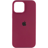 Чехол Silicone Case для Apple iPhone 15 Pro Max Maroon AA