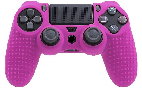 Чехол на геймпад Silicone Case для Sony DualShock 4 Pink